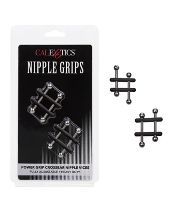 Nipple Grips Power Grip Crossbar Nipple Vices - Black