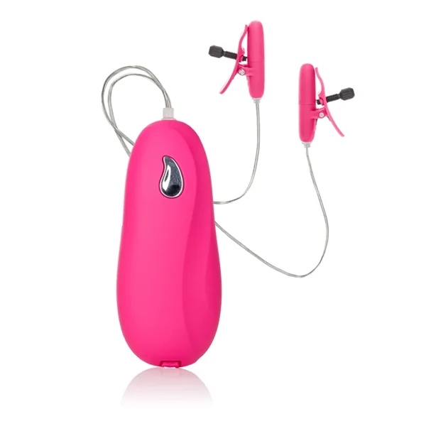NIPPLE PLAY NIPPLE TEASERS VIBRATING HEATED PINK