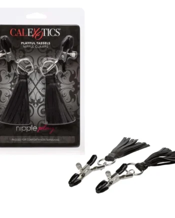 Nipple Play® Playful Tassels Nipple Clamps - Black