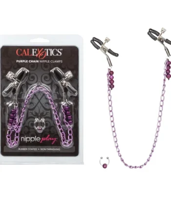 Nipple Play® Purple Chain Nipple Clamps