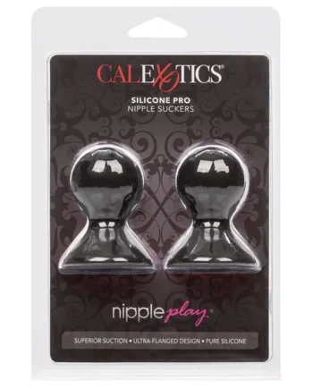 Nipple Play Silicone Pro Nipple Suckers-Black