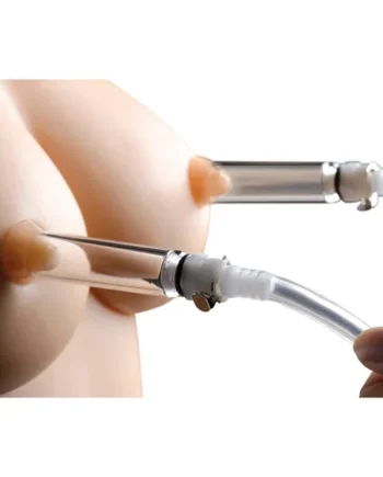 Nipple Pumping System with Dual Detachable Acrylic Cylinders