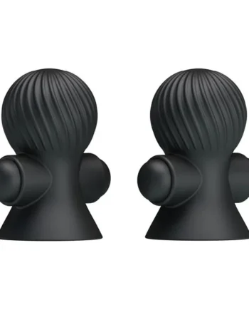 Nipple Sucker with Vibration Black