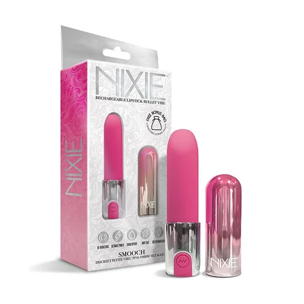 Nixie Smooch Lipstick Vibrator – Pink Ombre