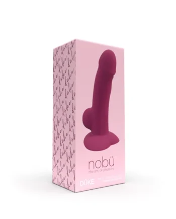 Nobü Essentials – Düke Suction Cup Vibrating Dong – Raspberry