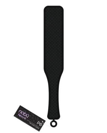 Nobü Fetish – P6 Silicone Paddle – Black