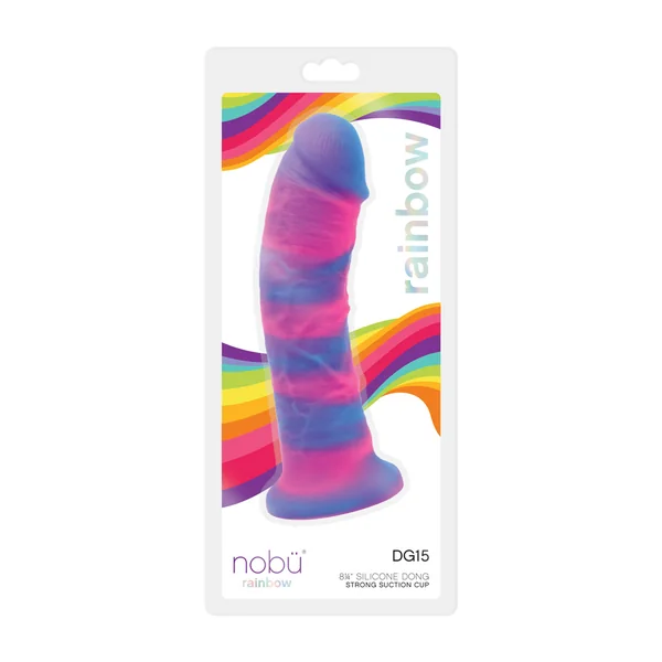 Nobü Rainbow – DG15 8″ Dildo with Suction Cup – Celestial