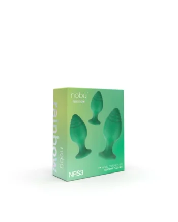 Nobü Rainbow – NRS3 Silicone Plug Set – Green