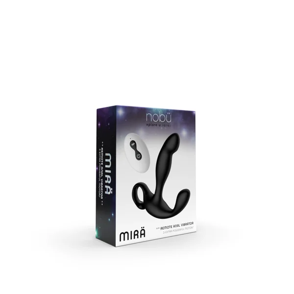 Nobü Xplore-U – Mirä Anal Vibrator – Black