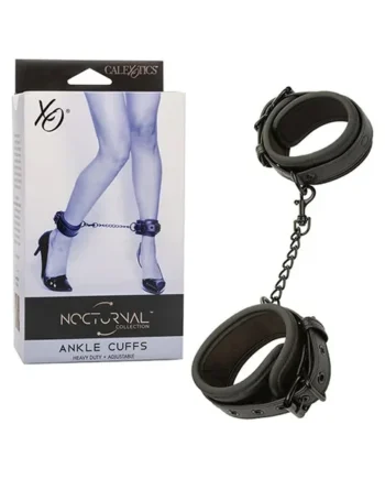 Nocturnal Collection Adjustable Ankle Cuffs – Black