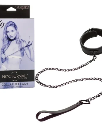 Nocturnal Collection Collar and Leash - Black