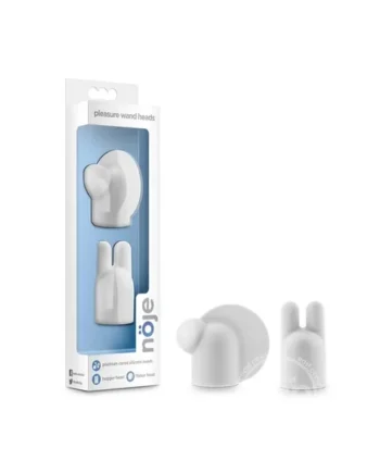 Noje Pleasure Wand Heads – White