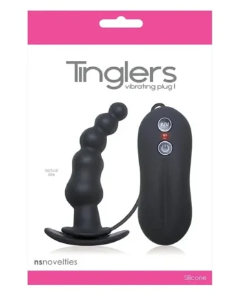 NS Novelties Tinglers Vibrating Plug 1 Black