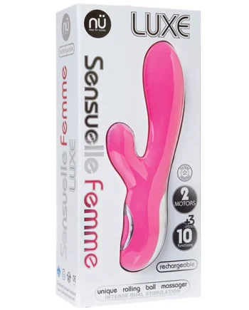 Nu Sensuelle Femme Luxe Rolling Ball Clitoral Massager - Pink