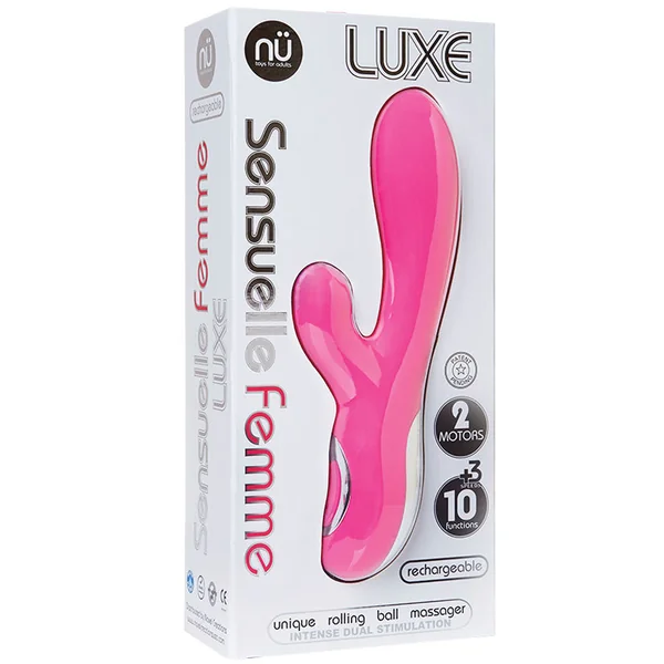 Nu Sensuelle Femme Luxe Rolling Ball Clitoral Massager - Pink
