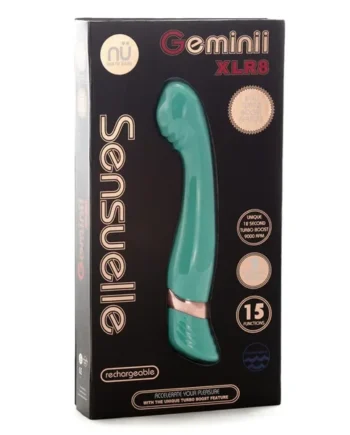 Nu Sensuelle Geminii XLR8 Turbo Boost G Spot – Electric Blue