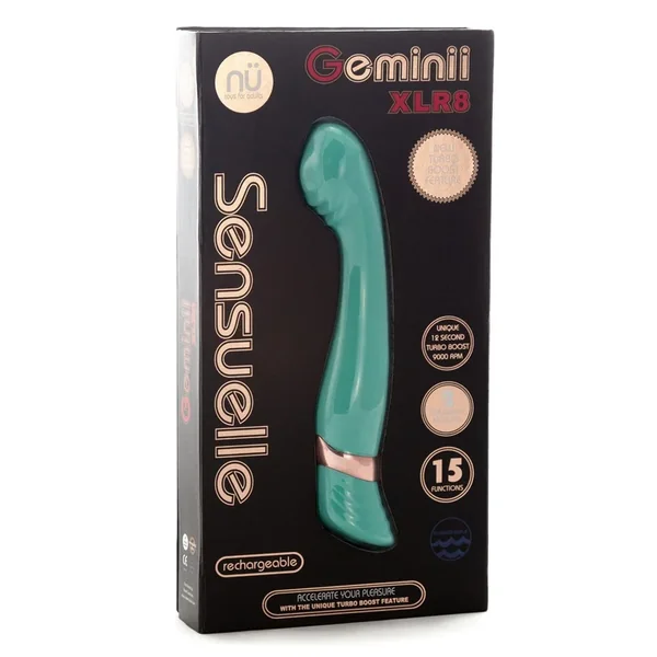Nu Sensuelle Geminii XLR8 Turbo Boost G Spot – Electric Blue
