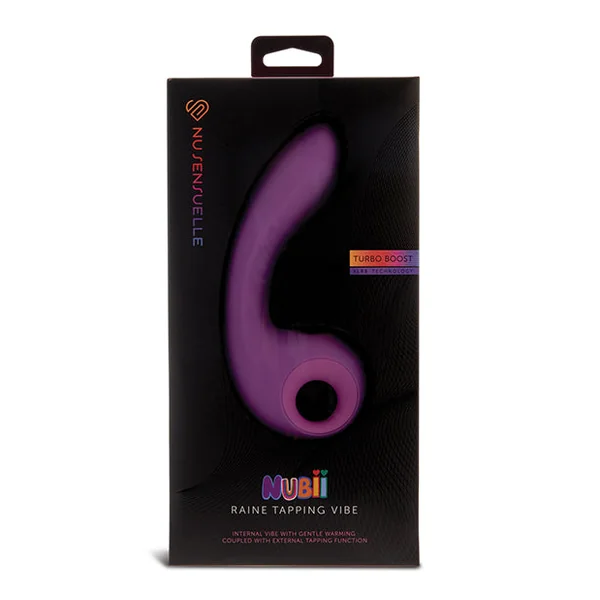 Nu Sensuelle Raine Nubii Tapping Vibe w/Turbo Boost & Warming - Purple