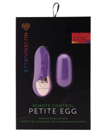 Nu Sensuelle Remote Control Petite Egg - Purple