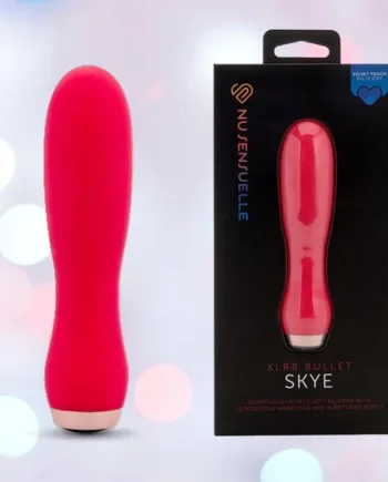 Nu Sensuelle Velvet Touch Skye Vibrator with Turbo Boost - Hot Pink
