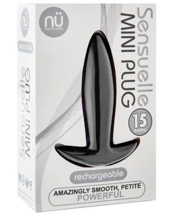 Nu Sensuelle Vibrating Mini Plug - Black