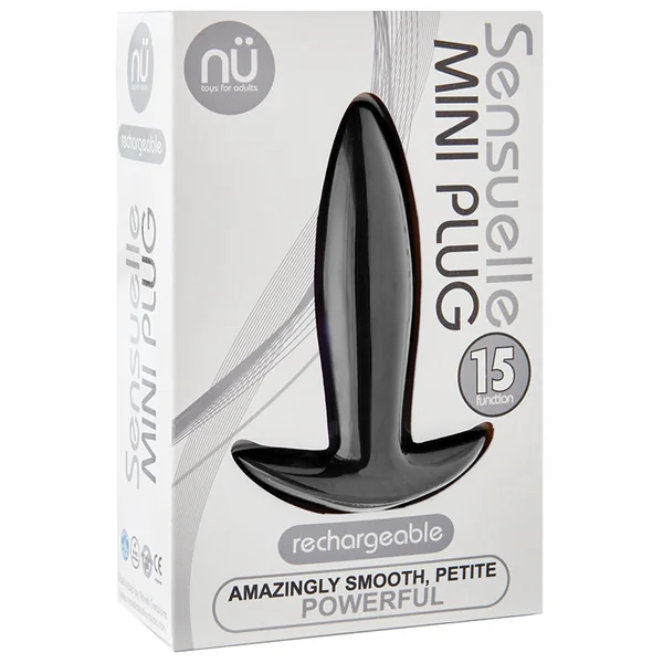 Nu Sensuelle Vibrating Mini Plug - Black