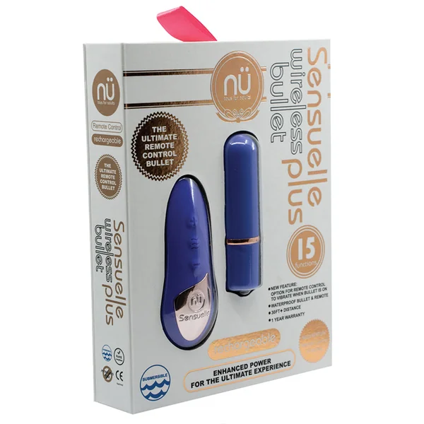 Nu Sensuelle Wireless Bullet Plus with Remote Control - Violet
