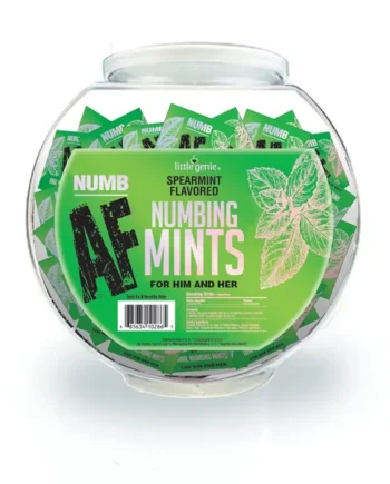 Numb Af - Spearmint Flavored Numbing Mints - Display - 100 Pcs