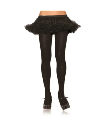 Nylon Tights - One Size - Black