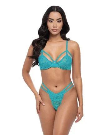 Oh La La Cheri Raya Lace Underwire Bra With Panty