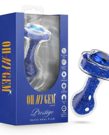 Oh My Gem Prestige Blue Glass Plug