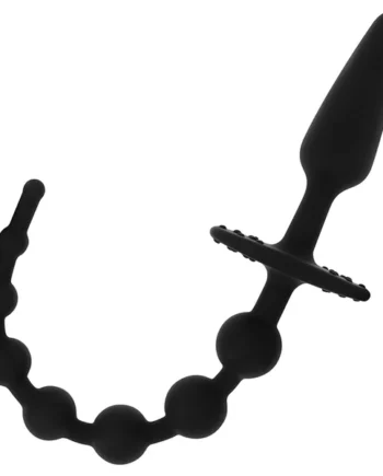 Ohmama butt plug and anal chain 30cm sex toy anal beads silicone for couple