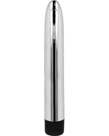 OHMAMA - CLASSIC SILVER VIBRATOR 17.5 CM