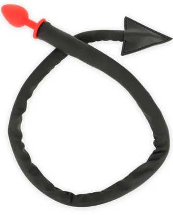 OHMAMA FETISH DEVIL'S TAIL SILICONE BUTT PLUG 8 CM