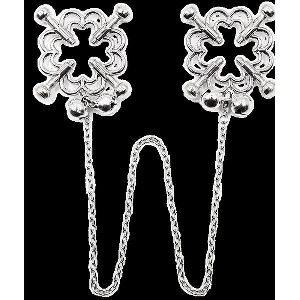 OHMAMA FETISH - NIPPLE CLAMPS WITH CHAIN