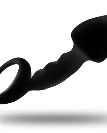 OHMAMA - RIBBED ANAL PLUG WITH RING