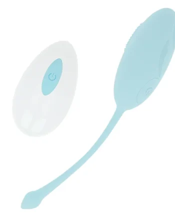 OHMAMA - TEXTURED VIBRATING EGG 10 MODES BLUE