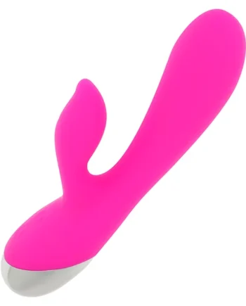OHMAMA - VIBRATOR WITH RABBIT 10 VIBRATION MODES 19 CM