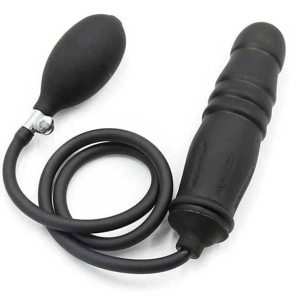 Ohmama women inflatable dildo pump penis anal butt plug g-spot sex stimulator