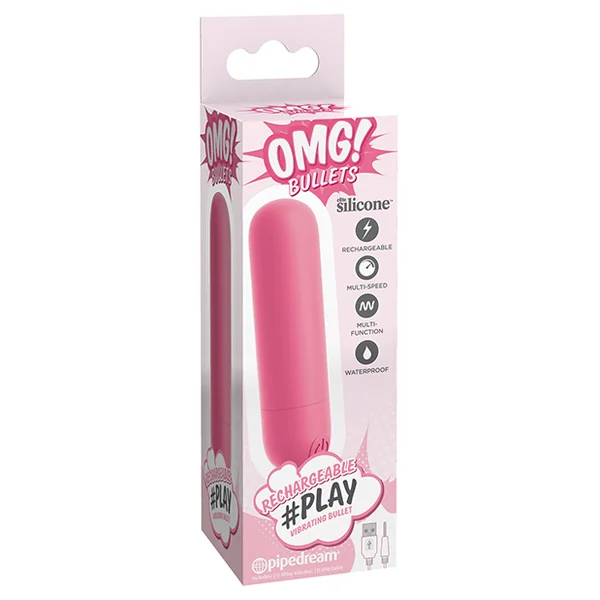OMG # PLAY RECHARGEABLE BULLET PINK