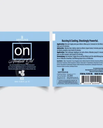 On Ice Arousal Gel 6ml Single-Use Packet