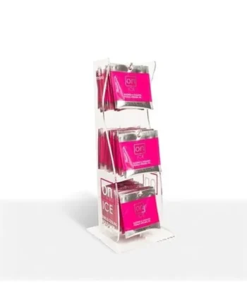 On Ice Buzzing & Cooling Female Arousal Oil - 40 Piece Ampoule Tower Display
