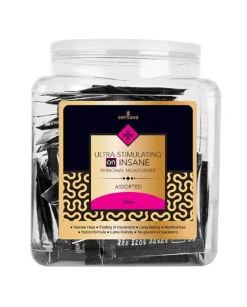 On Insane Ultra-Stimulating Personal Moisturizer Assorted 100 Piece Tub
