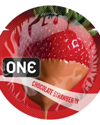 ONE Chocolate Strawberry Flavored Condoms 🍓