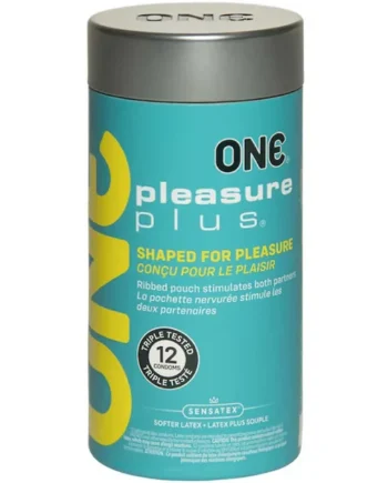 ONE Pleasure Plus Condoms - 12 Pack