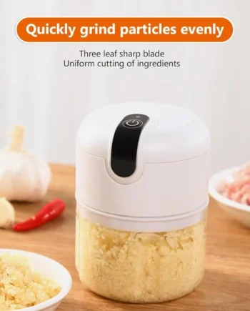 One Touch Portable USB Mini Food Chopper Processor