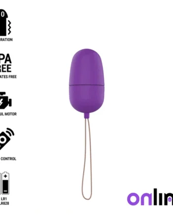 ONLINE - REMOTE CONTROLLED VIBRATING EGG PURPLE