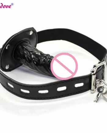 Open Mouth Gag Bite Silicone Penis Plug Dildo Fetish Bondage Sex Toys BDSM Slave Products for Woman Adult Game PG0017/PG0019