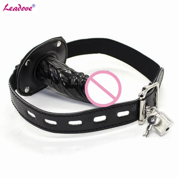 Open Mouth Gag Bite Silicone Penis Plug Dildo Fetish Bondage Sex Toys BDSM Slave Products for Woman Adult Game PG0017/PG0019