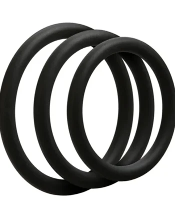 Optimale 3 C Ring Set - Thin - Black